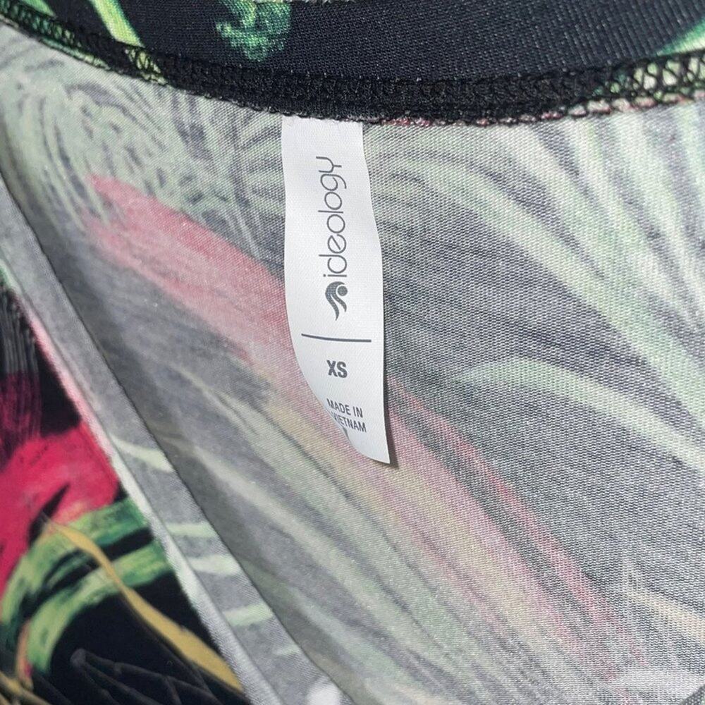 Ideology black palm Printed T-Shirt, XS - Picture 7 of 9